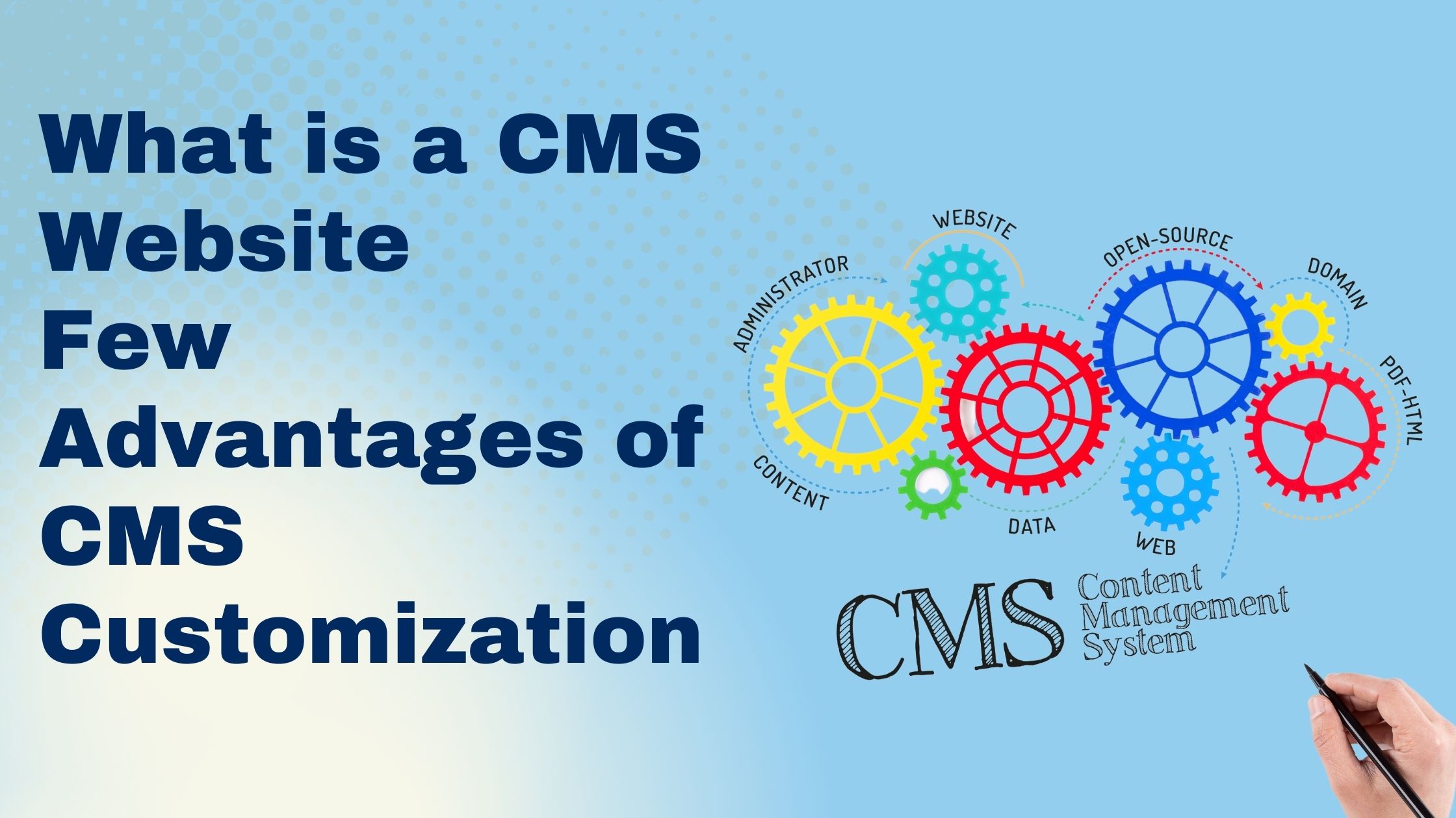 What is a CMS Website? Few Advantages of CMS Customization