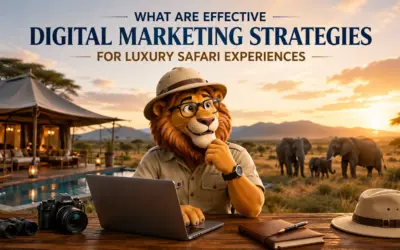 What are an effective digital marketing strategies for luxury safari experiences?
