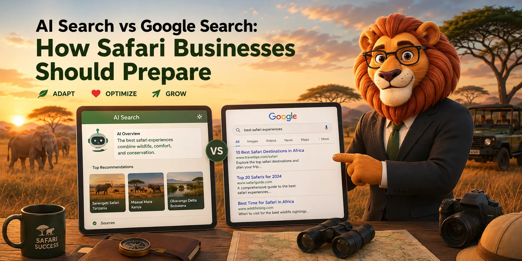 AI Search vs Google Search How Safari Businesses Should Prepare