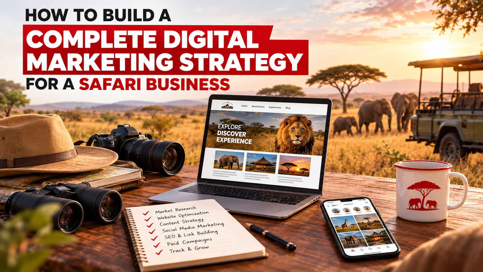 How to Build a Complete Digital Marketing Strategy for a Safari Business Build a Complete Digital Marketing Strategy for a Safari Business