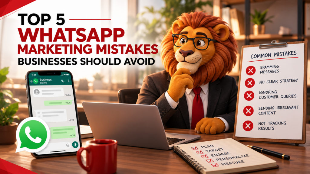 Top 5 WhatsApp Marketing Mistakes Businesses Should Avoid
