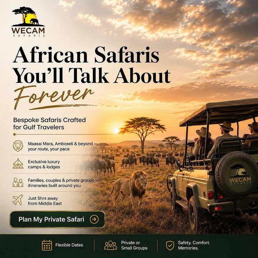 Bespoke Safaris for Gulf Travelers ad creative